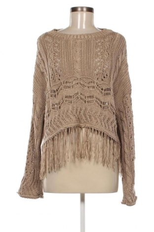 Дамски пуловер Zara, Размер L, Цвят Бежов, Цена 16,23 лв.
