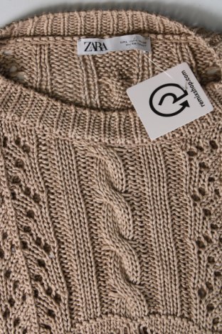 Γυναικείο πουλόβερ Zara, Μέγεθος L, Χρώμα  Μπέζ, Τιμή 13,84 €