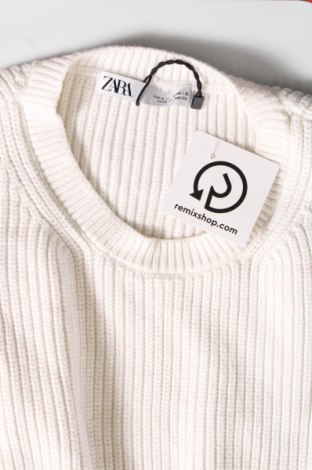 Дамски пуловер Zara, Размер S, Цвят Бял, Цена 27,00 лв.