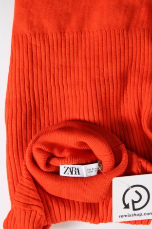 Дамски пуловер Zara, Размер S, Цвят Оранжев, Цена 27,00 лв.