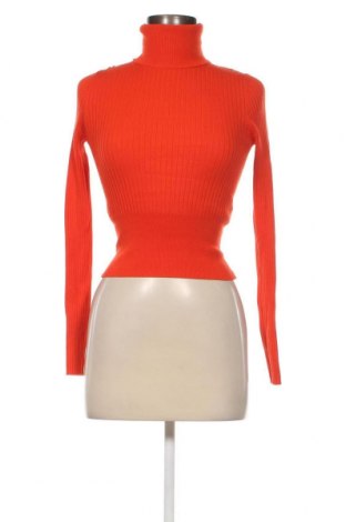 Дамски пуловер Zara, Размер S, Цвят Оранжев, Цена 13,50 лв.