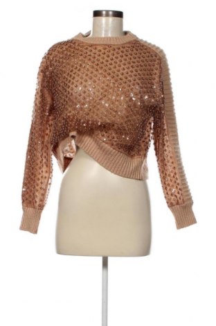 Дамски пуловер Zara, Размер S, Цвят Бежов, Цена 27,00 лв.