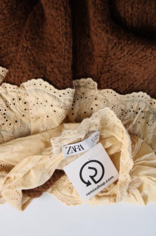 Pulover de femei Zara, Mărime L, Culoare Maro, Preț 88,82 Lei