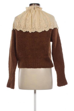 Дамски пуловер Zara, Размер L, Цвят Кафяв, Цена 27,00 лв.