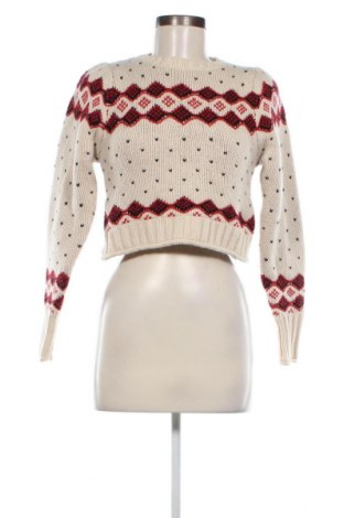Дамски пуловер Zara, Размер S, Цвят Екрю, Цена 16,20 лв.