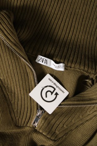 Damenpullover Zara, Größe M, Farbe Grün, Preis 8,64 €