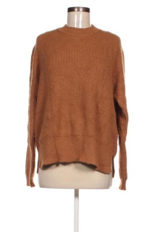Дамски пуловер Zara, Размер M, Цвят Кафяв, Цена 8,37 лв.