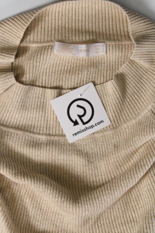Pulover de femei Zara, Mărime L, Culoare Auriu, Preț 31,05 Lei