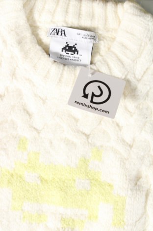 Damenpullover Zara, Größe S, Farbe Weiß, Preis 10,33 €