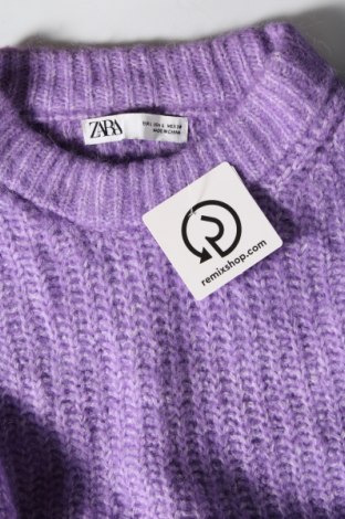 Γυναικείο πουλόβερ Zara, Μέγεθος L, Χρώμα Βιολετί, Τιμή 16,70 €