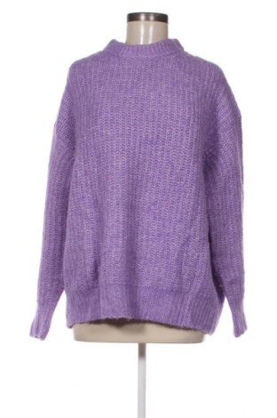 Дамски пуловер Zara, Размер L, Цвят Лилав, Цена 13,50 лв.