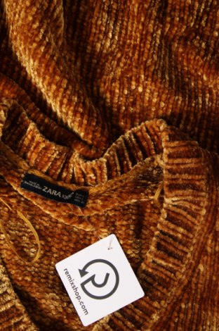 Дамски пуловер Zara, Размер M, Цвят Жълт, Цена 8,10 лв.