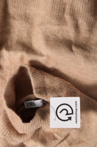 Pulover de femei Zara, Mărime M, Culoare Bej, Preț 88,82 Lei