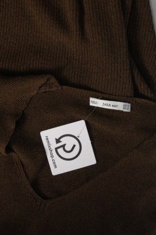 Дамски пуловер Zara, Размер S, Цвят Зелен, Цена 16,00 лв.
