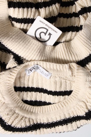 Дамски пуловер Zara, Размер L, Цвят Екрю, Цена 9,45 лв.