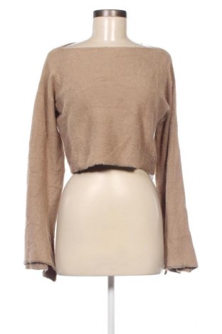 Pulover de femei Zara, Mărime M, Culoare Bej, Preț 44,41 Lei