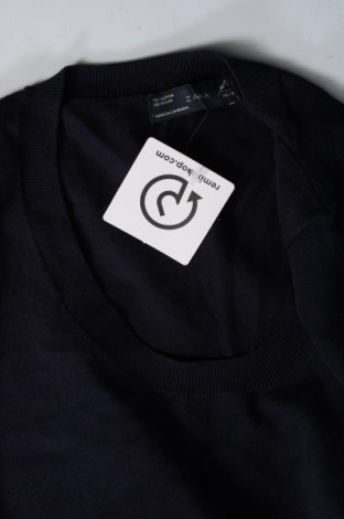 Дамски пуловер Zara, Размер L, Цвят Син, Цена 23,46 лв.