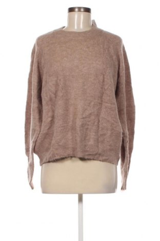 Дамски пуловер Zara, Размер L, Цвят Бежов, Цена 8,10 лв.