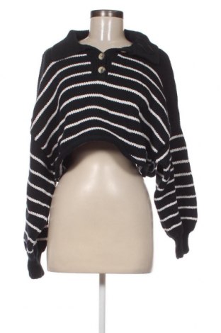 Дамски пуловер Zara, Размер L, Цвят Син, Цена 13,50 лв.