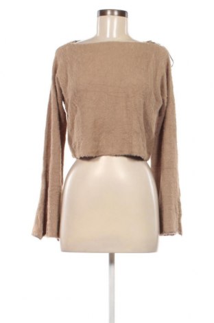 Дамски пуловер Zara, Размер M, Цвят Бежов, Цена 8,64 лв.