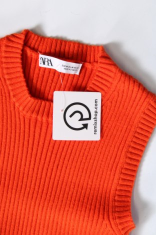 Damenpullover Zara, Größe M, Farbe Orange, Preis 6,30 €