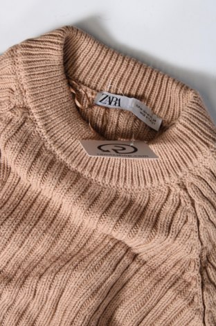 Dámský svetr Zara, Velikost M, Barva Béžová, Cena  129,00 Kč