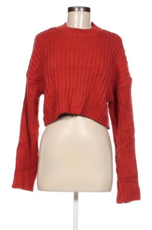 Дамски пуловер Zara, Размер M, Цвят Оранжев, Цена 13,50 лв.