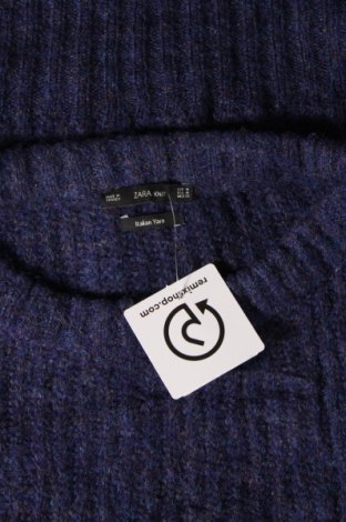 Γυναικείο πουλόβερ Zara Knitwear, Μέγεθος M, Χρώμα Μπλέ, Τιμή 7,52 €