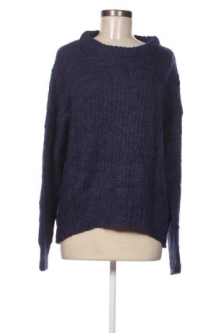 Дамски пуловер Zara Knitwear, Размер M, Цвят Син, Цена 12,15 лв.