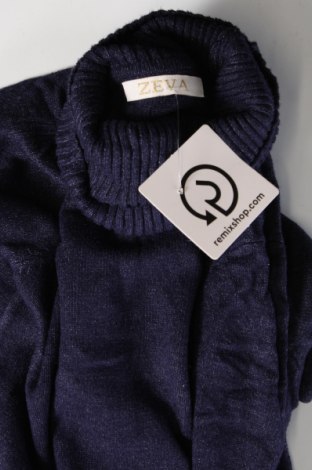 Γυναικείο πουλόβερ Zeva, Μέγεθος M, Χρώμα Μπλέ, Τιμή 4,66 €