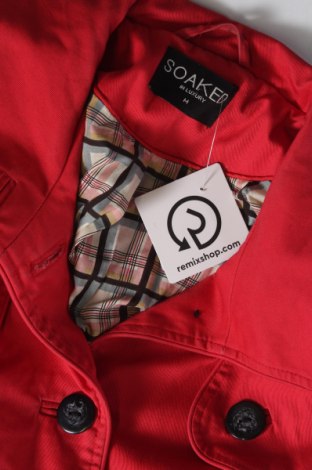 Damen Trenchcoat Soaked In Luxury, Größe M, Farbe Rot, Preis 43,19 €