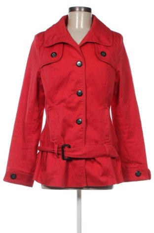 Damen Trench Coat Soaked In Luxury, Größe M, Farbe Rot, Preis € 43,19