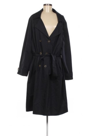 Damen Trench Coat Ulla Popken, Größe 4XL, Farbe Blau, Preis € 85,90