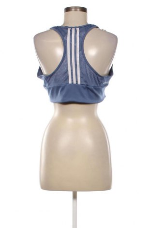 Γυναίκειο αθλητικό τοπ Adidas, Μέγεθος XL, Χρώμα Μπλέ, Τιμή 10,46 €