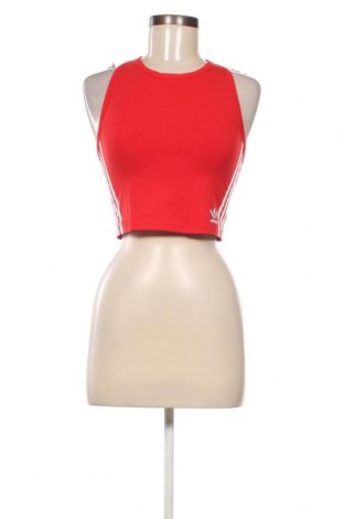 Damen Sporttop Adidas Originals, Größe M, Farbe Rot, Preis 17,86 €