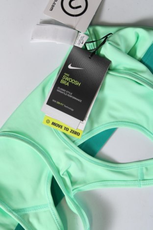 Дамски спортен топ Nike, Размер L, Цвят Зелен, Цена 46,20 лв.