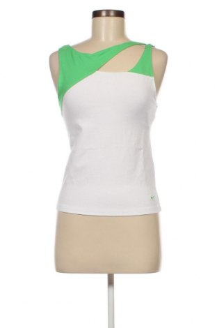 Damen Sporttop Nike, Größe M, Farbe Weiß, Preis 5,95 €