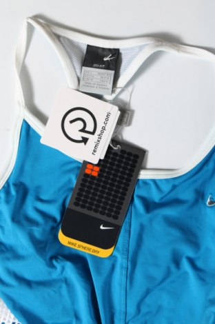 Дамски спортен топ Nike, Размер S, Цвят Син, Цена 15,40 лв.
