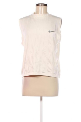 Damen Sporttop Nike, Größe XXL, Farbe Ecru, Preis 15,88 €