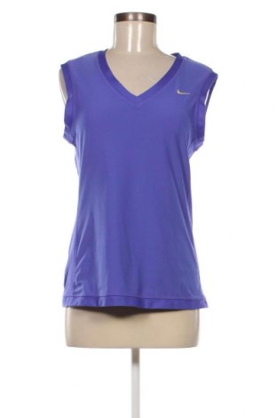Γυναίκειο αθλητικό τοπ Nike, Μέγεθος M, Χρώμα Μπλέ, Τιμή 10,43 €