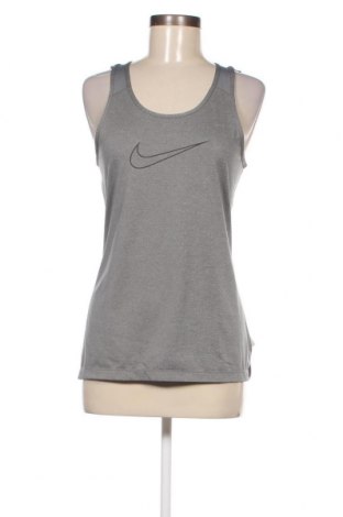 Γυναίκειο αθλητικό τοπ Nike, Μέγεθος M, Χρώμα Γκρί, Τιμή 10,43 €
