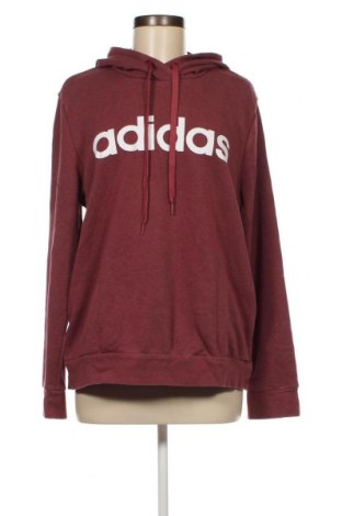 Γυναικείο φούτερ Adidas, Μέγεθος XL, Χρώμα Κόκκινο, Τιμή 24,35 €