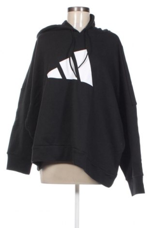 Γυναικείο φούτερ Adidas, Μέγεθος 4XL, Χρώμα Μαύρο, Τιμή 27,84 €