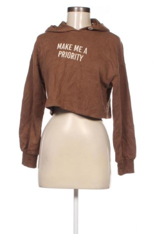 Damen Sweatshirt Bershka, Größe M, Farbe Braun, Preis 12,11 €