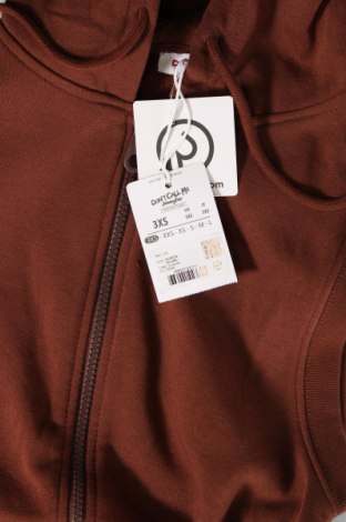 Damen Sweatshirt Jennyfer, Größe XXS, Farbe Braun, Preis € 3,79