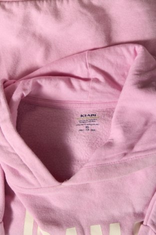 Γυναικείο φούτερ Kiabi, Μέγεθος XS, Χρώμα Ρόζ , Τιμή 14,84 €