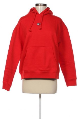 Női sweatshirt Tommy Jeans, Méret L, Szín Piros, Ár 22 199 Ft