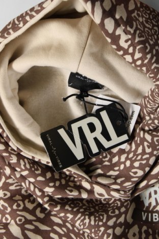 Γυναικείο φούτερ Viral Vibes, Μέγεθος XS, Χρώμα  Μπέζ, Τιμή 16,30 €
