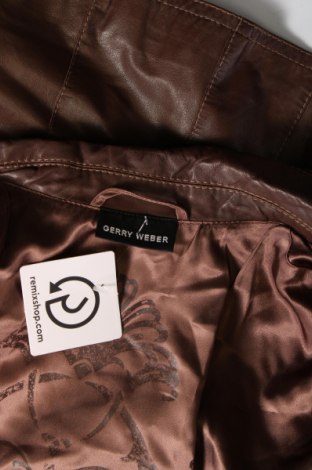 Дамско кожено сако Gerry Weber, Размер M, Цвят Кафяв, Цена 113,00 лв.