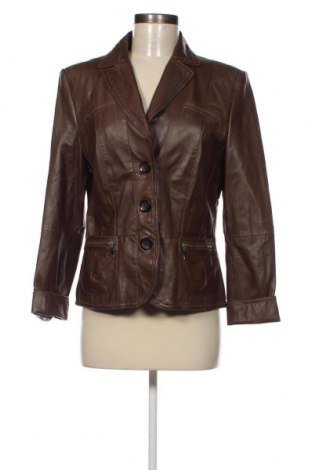 Дамско кожено сако Gerry Weber, Размер M, Цвят Кафяв, Цена 67,80 лв.